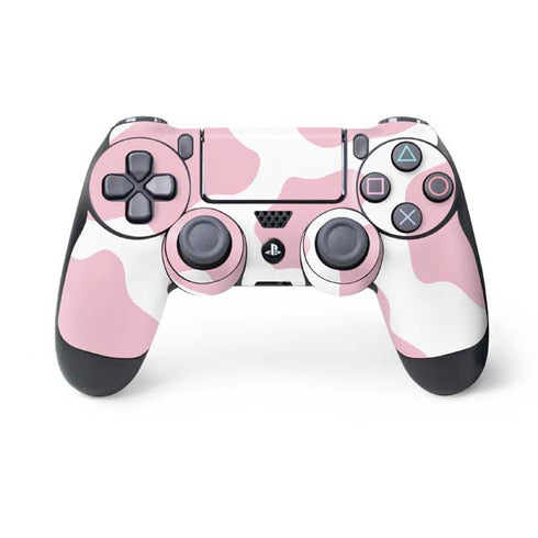 Pink Cow Print PS4 Controller Skin