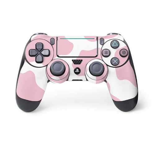 Pink Cow Print PS4 Pro/Slim Controller Skin