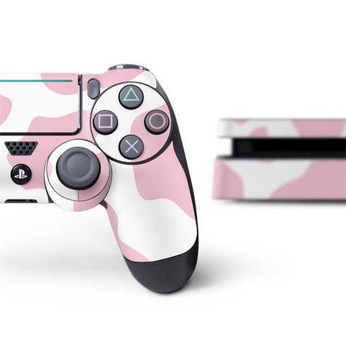 Pink Cow Print PS4 Slim Bundle Skin