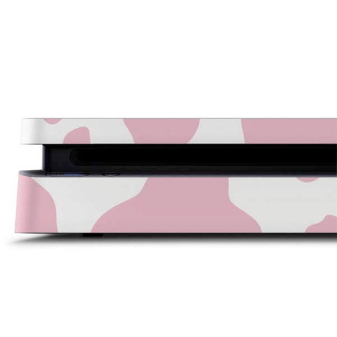 Pink Cow Print PS4 Slim Skin