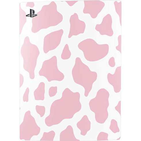 Pink Cow Print PS5 Console Skin