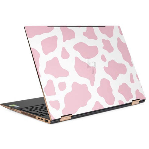 Pink Cow Print HP Spectre Skin