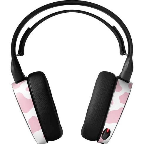 Pink Cow Print SteelSeries Arctis 3 Skin