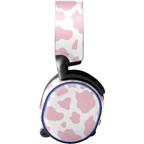 Pink Cow Print SteelSeries Arctis 5 Skin