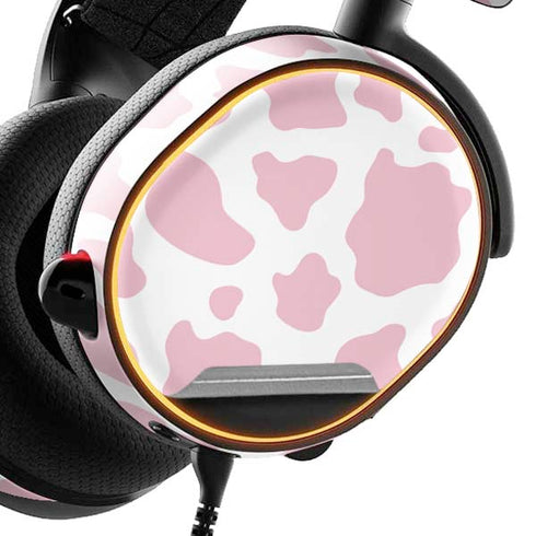 Pink Cow Print SteelSeries Arctis 5 Skin