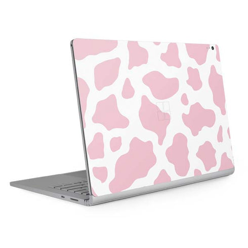 Pink Cow Print Surface Book 2 13.5in Skin
