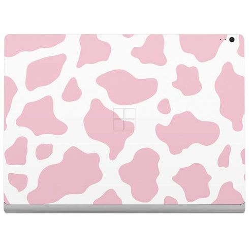 Pink Cow Print Surface Book 2 13.5in Skin