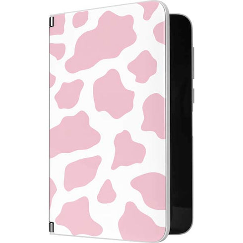 Pink Cow Print Surface Duo Skin
