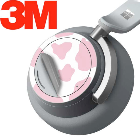 Pink Cow Print Surface Headphones Skin