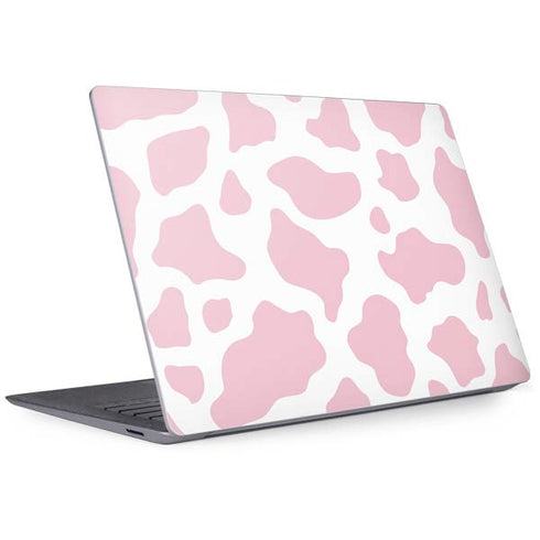 Pink Cow Print Surface Laptop 3 13.5in Skin