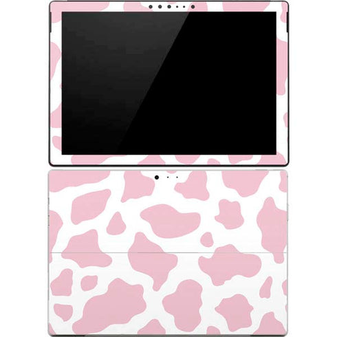 Pink Cow Print Surface Pro 4 Skin