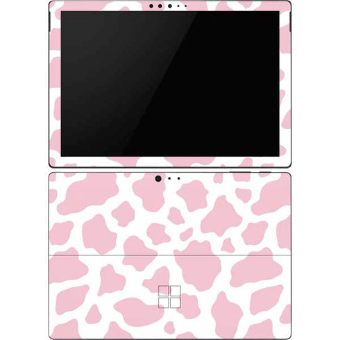 Pink Cow Print Surface Pro 6 Skin