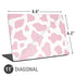 Pink Cow Print Universal Laptop 11in (8.8 x 6.2in) Skin