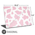 Pink Cow Print Universal Laptop 13in (10.6 x 7.6in) Skin