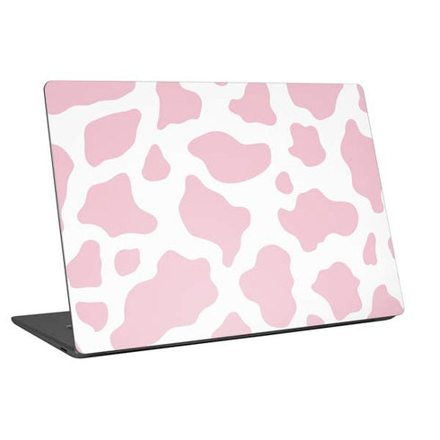 Pink Cow Print Universal Laptop 16.6in (13.4 x 9.7in) Skin