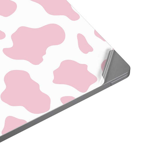 Pink Cow Print Universal Laptop 18in (14.6 x 10.6in) Skin