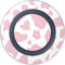 Pink Cow Print Wireless Charger Skin