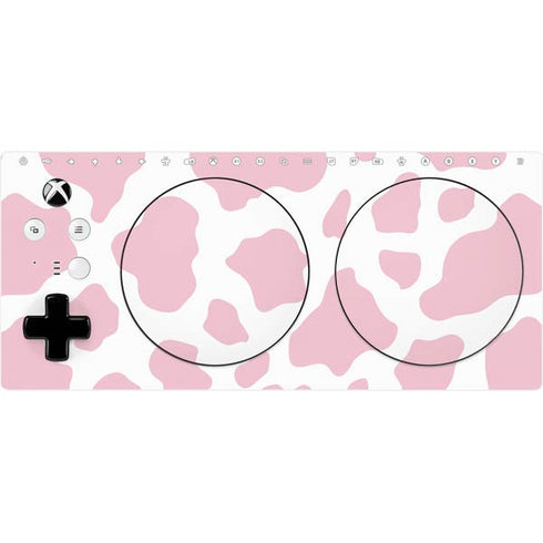 Pink Cow Print Xbox Adaptive Controller Skin