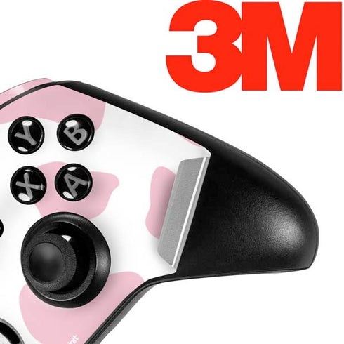 Pink Cow Print Xbox One Elite Controller Skin