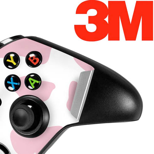 Pink Cow Print Xbox One S All-Digital Edition Bundle Skin
