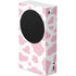 Pink Cow Print Xbox Series S Console Skin