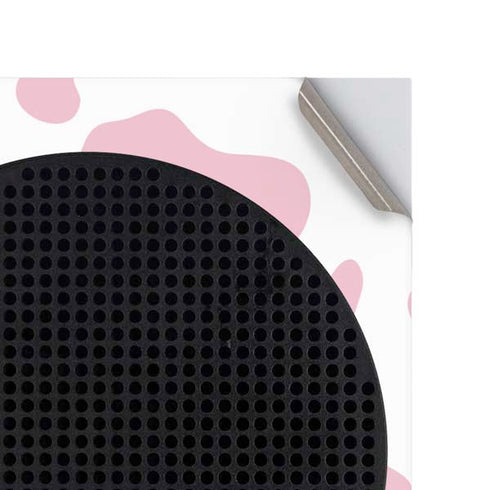 Pink Cow Print Xbox Series S Console Skin