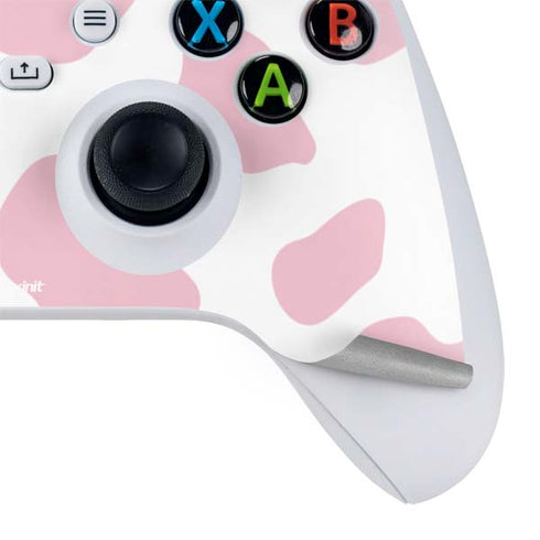 Pink Cow Print Xbox Series S Controller Skin