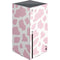 Pink Cow Print Xbox Series X Console Skin
