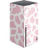 Pink Cow Print Xbox Series X Console Skin