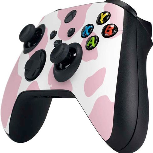 Pink Cow Print Xbox Series X Controller Skin