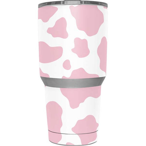 Pink Cow Print Yeti 30oz Rambler Tumbler Skin