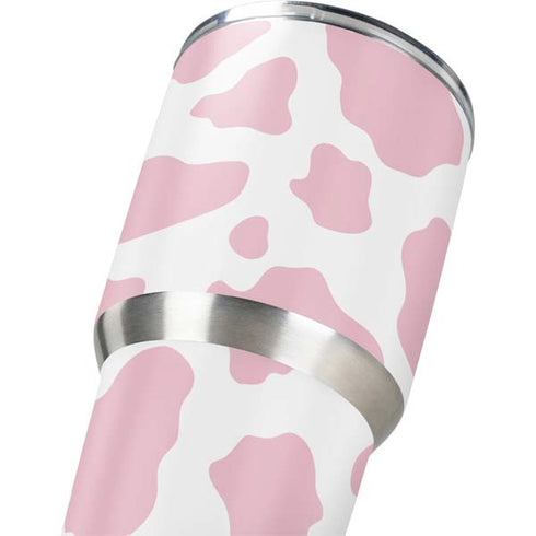 Pink Cow Print Yeti 30oz Rambler Tumbler Skin