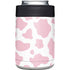 Pink Cow Print Yeti Colster Can Insulator Skin