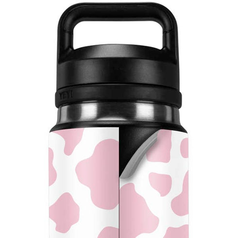 Pink Cow Print YETI Rambler 26oz Bottle Skin