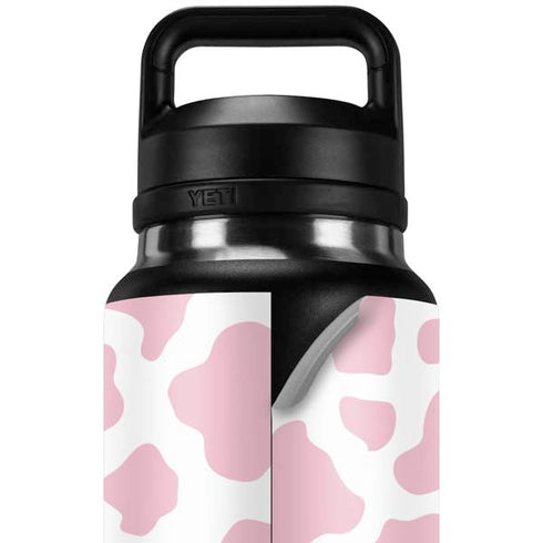 Pink Cow Print YETI Rambler 36oz Bottle Skin