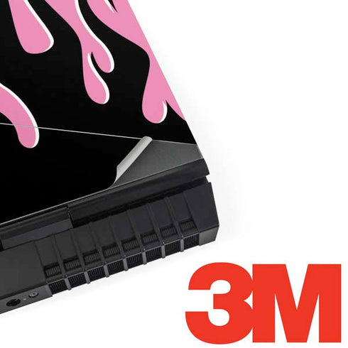 Pink Flames Dell Alienware Skin