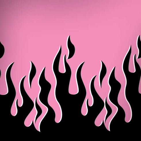 Pink Flames Dell Alienware Skin