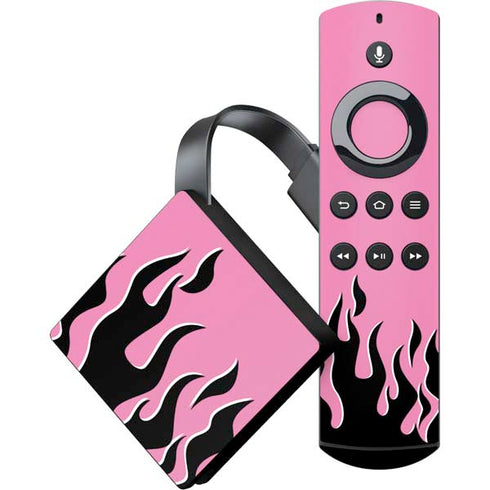 Pink Flames Amazon Fire TV Skin