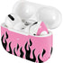 Pink Flames Apple AirPods Pro Skin