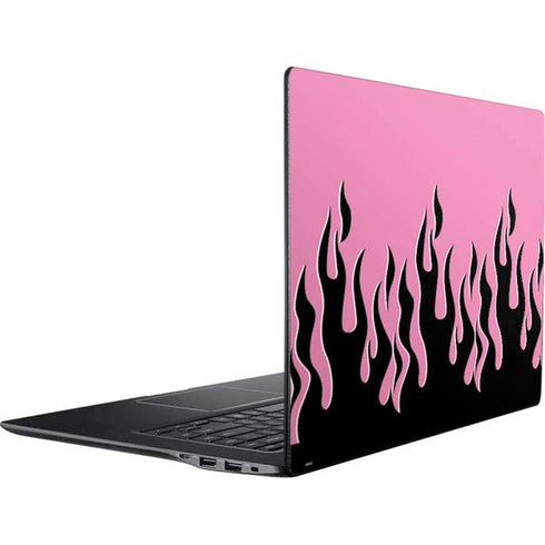 Pink Flames Ativ Book 9 (15.6in 2014) Skin