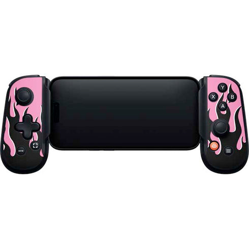 Pink Flames Backbone One for iPhone Game Controller Skin