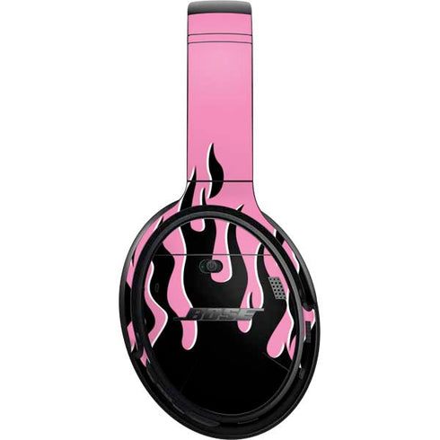 Pink Flames Bose QuietComfort 35 Headphones Skin