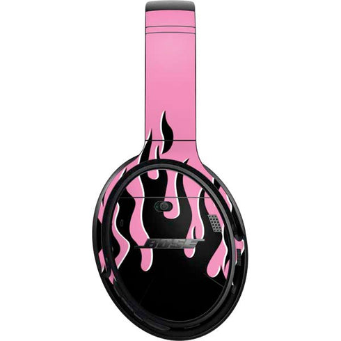 Pink Flames Bose QuietComfort 35 II Headphones Skin