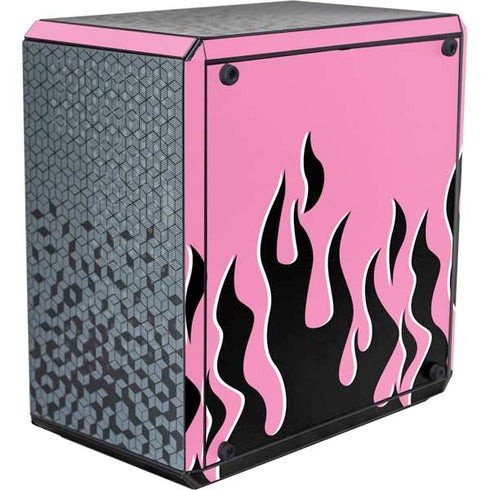 Pink Flames Cooler Master MasterBox Q300L Mini Tower Skin