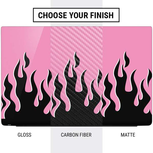Pink Flames Dell Vostro Skin