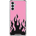 Pink Flames Galaxy A13 5G Clear Case