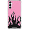 Pink Flames Galaxy A14 5G Clear Case