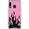 Pink Flames Galaxy A30 Clear Case