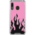 Pink Flames Galaxy A30 Clear Case