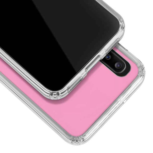 Pink Flames Galaxy A30 Clear Case